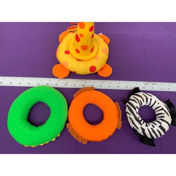 Fisher-Price Soft Safari Giraffe Ring Stacker 2007 Infant Toy - Picture 10 of 13